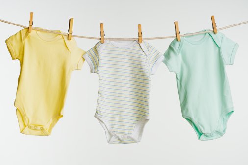 Baby clothes on line